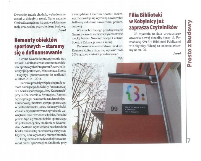 biblioteka w prosto z ratusza