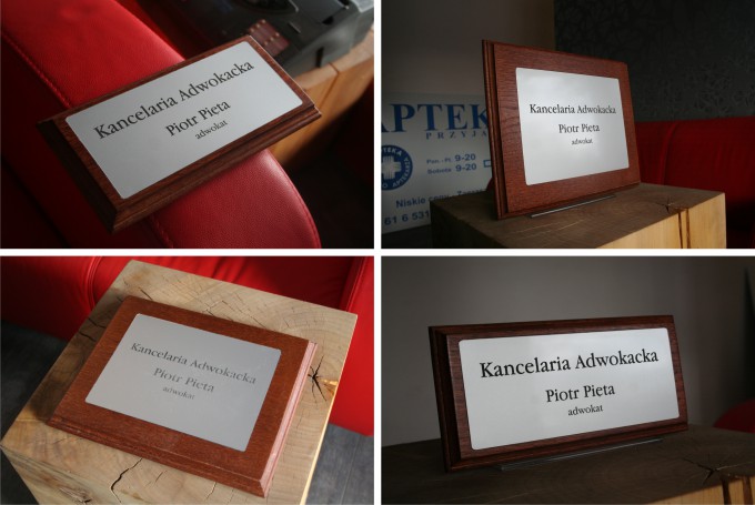 tabliczki prawnika