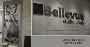 bellevue litery plexi lustro 3