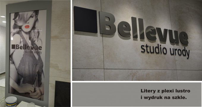 bellevue litery plexi lustro 3
