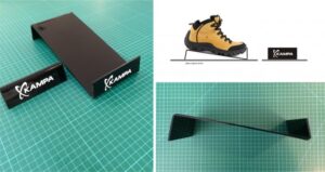 wyroby z plexi stojak na buty