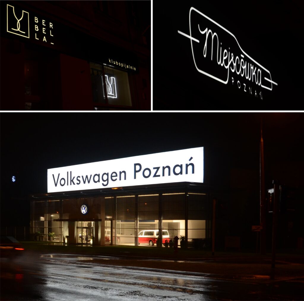 poznań nocą